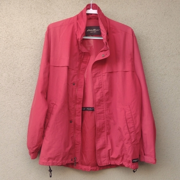 Flawed Eddie Bauer Red Jacket L/XL - Picture 1 of 12